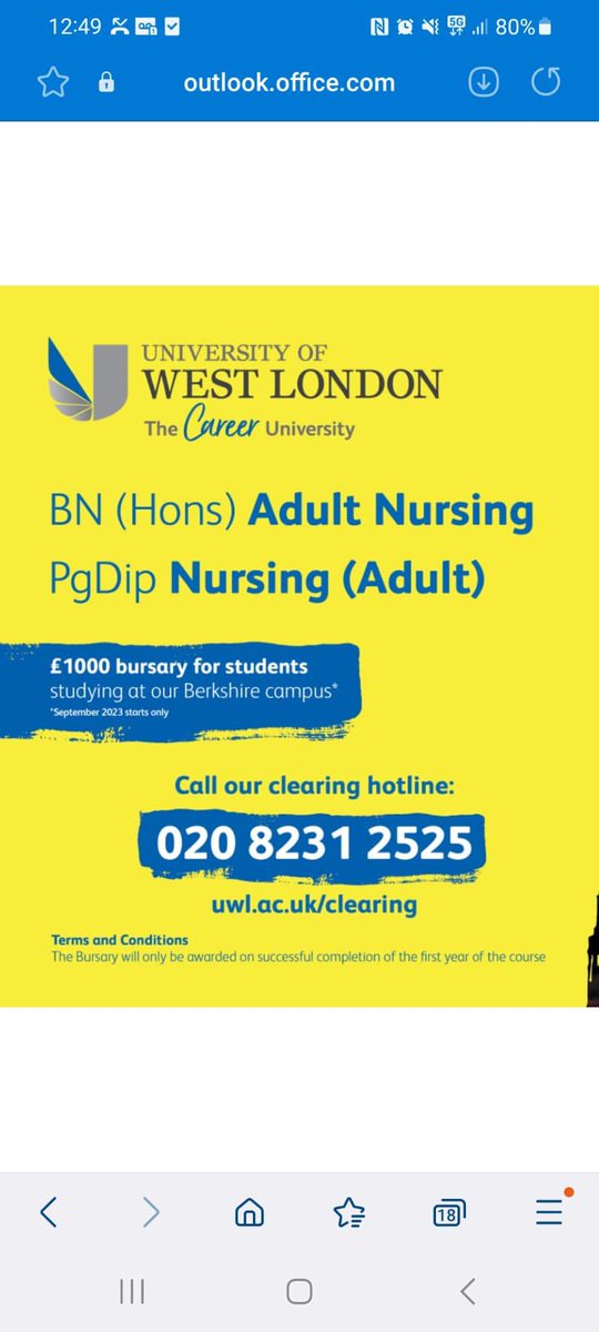 Jo Sandy (@jo_sandy07) on Twitter photo Enhanced offer from @UWL_CNMH for anyone wanting to study adult nursing in Berkshire starting Sept 23. Great opportunity to undertake placements <a href="/RBNHSFT/">Royal Berkshire NHS Foundation Trust</a> and <a href="/BHFT/">Berkshire Healthcare</a> and work with our brilliant teams. Please do share. <a href="/CNEamonn/">Eamonn Sullivan</a> <a href="/Herrings18/">Sharon Herring</a> <a href="/ange_forster/">Ange Forster</a> <a href="/HLC21/">Helen Challand</a> <a href="/jessicaemilybea/">Jessica Emily Higson</a> Enhanced offer from @UWL_CNMH for anyone wanting to study adult nursing in Berkshire starting Sept 23. Great opportunity to undertake placements <a href="/RBNHSFT/">Royal Berkshire NHS Foundation Trust</a> and <a href="/BHFT/">Berkshire Healthcare</a> and work with our brilliant teams. Please do share. <a href="/CNEamonn/">Eamonn Sullivan</a> <a href="/Herrings18/">Sharon Herring</a> <a href="/ange_forster/">Ange Forster</a> <a href="/HLC21/">Helen Challand</a> <a href="/jessicaemilybea/">Jessica Emily Higson</a>