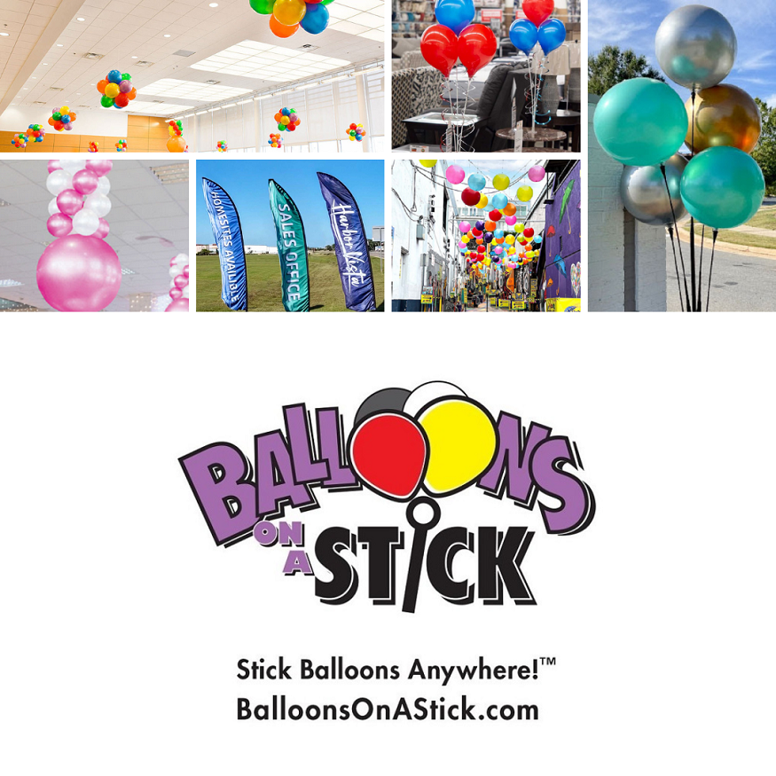 [BOAS!] RC's Balloons On A Stick has extraordinary balloons, flags & signs for any occasion! Plus innovative ideas for your project! BalloonsonaStick.com #balloondecor #balloondecoration #balloons🎈 #StickBalloonsAnywhere