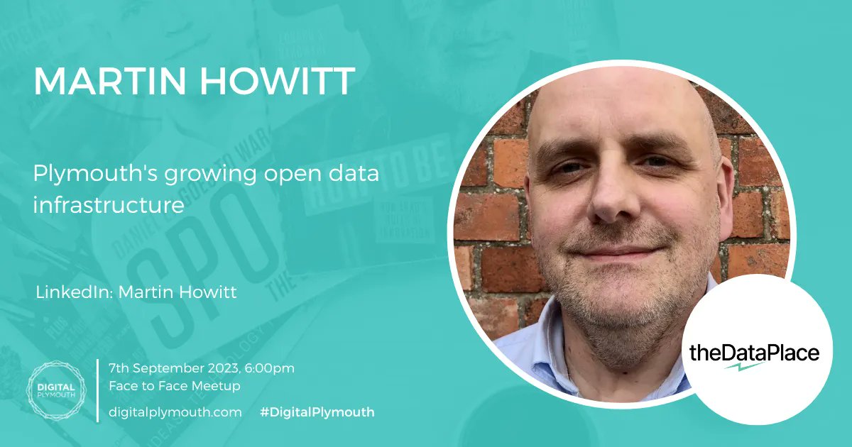 Another Speaker!

Martin, the Technology Lead at The Data Place will introduce some of the open data infrastructure they are now hosting for the benefit of the community and discussing how you might use it. 

Book your space here: buff.ly/3quQlHZ