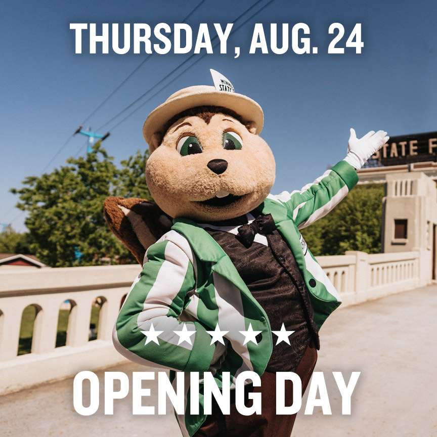 Today is Opening Day at the Minnesota State Fair 🥳 Our proud day sponsor is <a href="/mallofamerica/">Mall of America</a>!
⁣
For a rundown of today's happenings, visit: mnstatefair.org