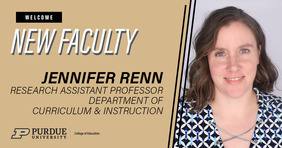 Purdue College of Education (@purdueedu) on Twitter photo Welcome to new faculty member Jennifer Renn, research assistant professor & managing director of the Center for Literacy and Language Education and Research (CL2EAR)! She comes to us from the <a href="/CAL_Linguistics/">Center for Applied Linguistics (CAL)</a> in Washington D.C. β‘οΈ bit.ly/nf-renn Welcome to new faculty member Jennifer Renn, research assistant professor & managing director of the Center for Literacy and Language Education and Research (CL2EAR)! She comes to us from the <a href="/CAL_Linguistics/">Center for Applied Linguistics (CAL)</a> in Washington D.C. β‘οΈ bit.ly/nf-renn