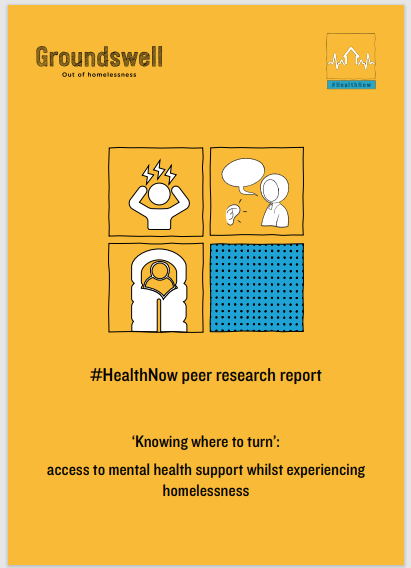 In partnership with @ItsGroundswell and <a href="/crisis_uk/">Crisis</a>, #HealthNowGM contributed to the publication of 'Knowing Where to Turn'. This peer led piece explores stigma and the difficulty in accessing mental health health support while experiencing homelessness.
groundswell.org.uk/wp-content/upl…