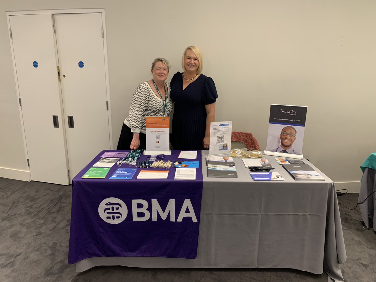 BMAHilaryR's tweet photo. It’s been lovely being back @RCPEdin for the #EAF23 with Carly from @ChasedeVereMed! Great to meet drs from all over the world & see some familiar faces 😊 come and say hello, we still have a few of our famous tartan lanyards up for grabs! @BMAScotland https://t.co/IiJytXHGyA
