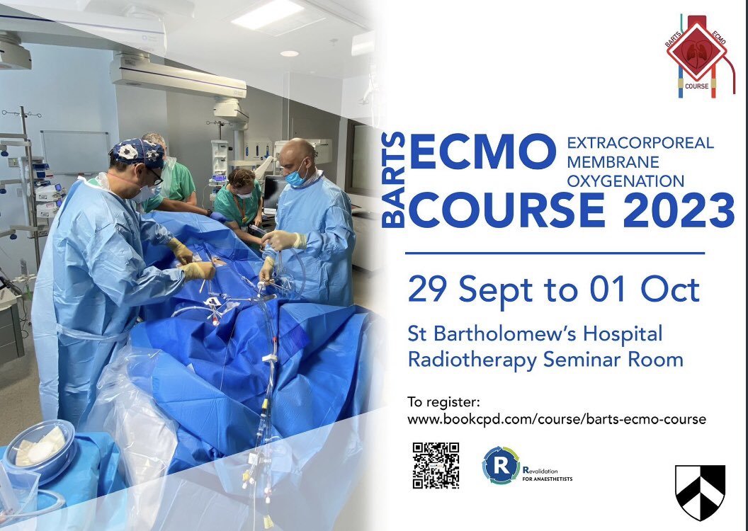 Sean Scott (@gomorradoc) on Twitter photo <a href="/iceman_ex/">Segun Olusanya (He/Him) iceman_ex@critcare.social</a> <a href="/sachindoc/">Sachin</a> Then on 29 Sept - 1 Oct join <a href="/sachindoc/">Sachin</a> <a href="/iceman_ex/">Segun Olusanya (He/Him) iceman_ex@critcare.social</a> <a href="/GenexCorrea/">Dr Genex Correa</a> <a href="/ICUDocAP/">Alastair Proudfoot</a> and more for the inaugural @BartsHospital #ECMO course.
Learn from #ECLS experts. Hands on cannulation and simulation session.
Numbers strictly limited
Sign up
tinyurl.com/29xdfv69 <a href="/iceman_ex/">Segun Olusanya (He/Him) iceman_ex@critcare.social</a> <a href="/sachindoc/">Sachin</a> Then on 29 Sept - 1 Oct join <a href="/sachindoc/">Sachin</a> <a href="/iceman_ex/">Segun Olusanya (He/Him) iceman_ex@critcare.social</a> <a href="/GenexCorrea/">Dr Genex Correa</a> <a href="/ICUDocAP/">Alastair Proudfoot</a> and more for the inaugural @BartsHospital #ECMO course.
Learn from #ECLS experts. Hands on cannulation and simulation session.
Numbers strictly limited
Sign up
tinyurl.com/29xdfv69