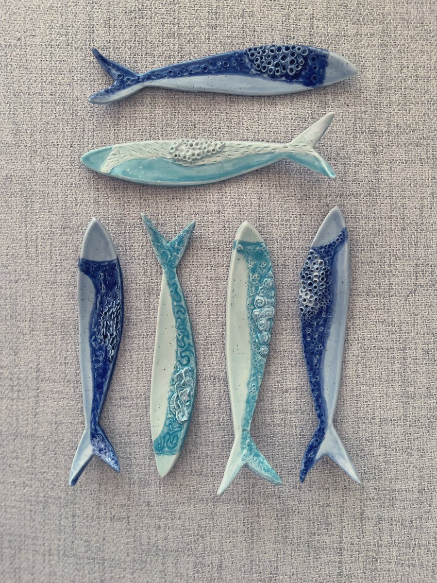 YanaraCeramic's tweet photo. Mis Sardinas de porcelana! Me encantan! https://t.co/FbvVk3fVL8