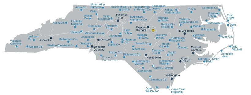 #DYK that 96% of  N.C. residents live within a 30-minute drive of a public airport? 

#NationalAviationWeek