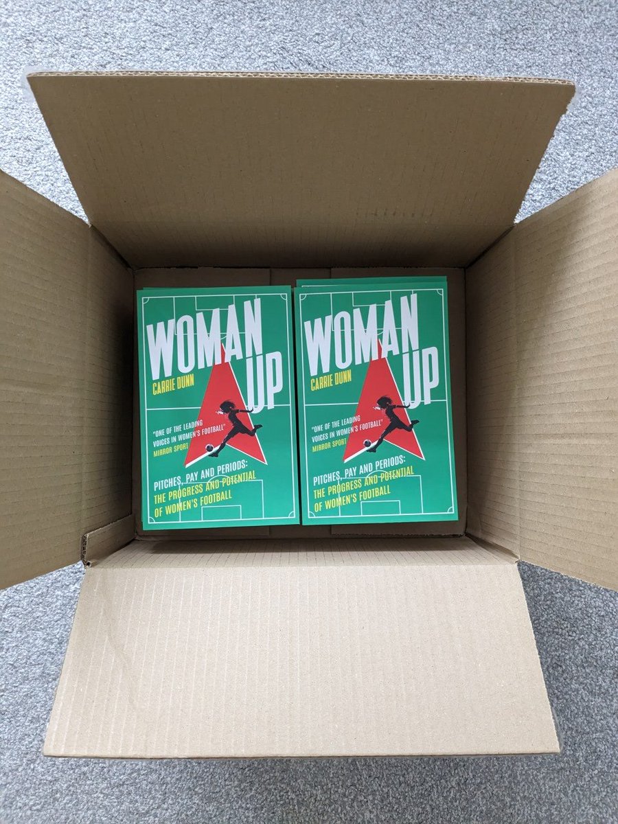 Excited to receive some more proofs for WOMAN UP by @carriesparkle out with Hero Press @Legend_Times_ on 26th October #football #womensfootball #WomensWorldCup #womeninsport #WomanUp