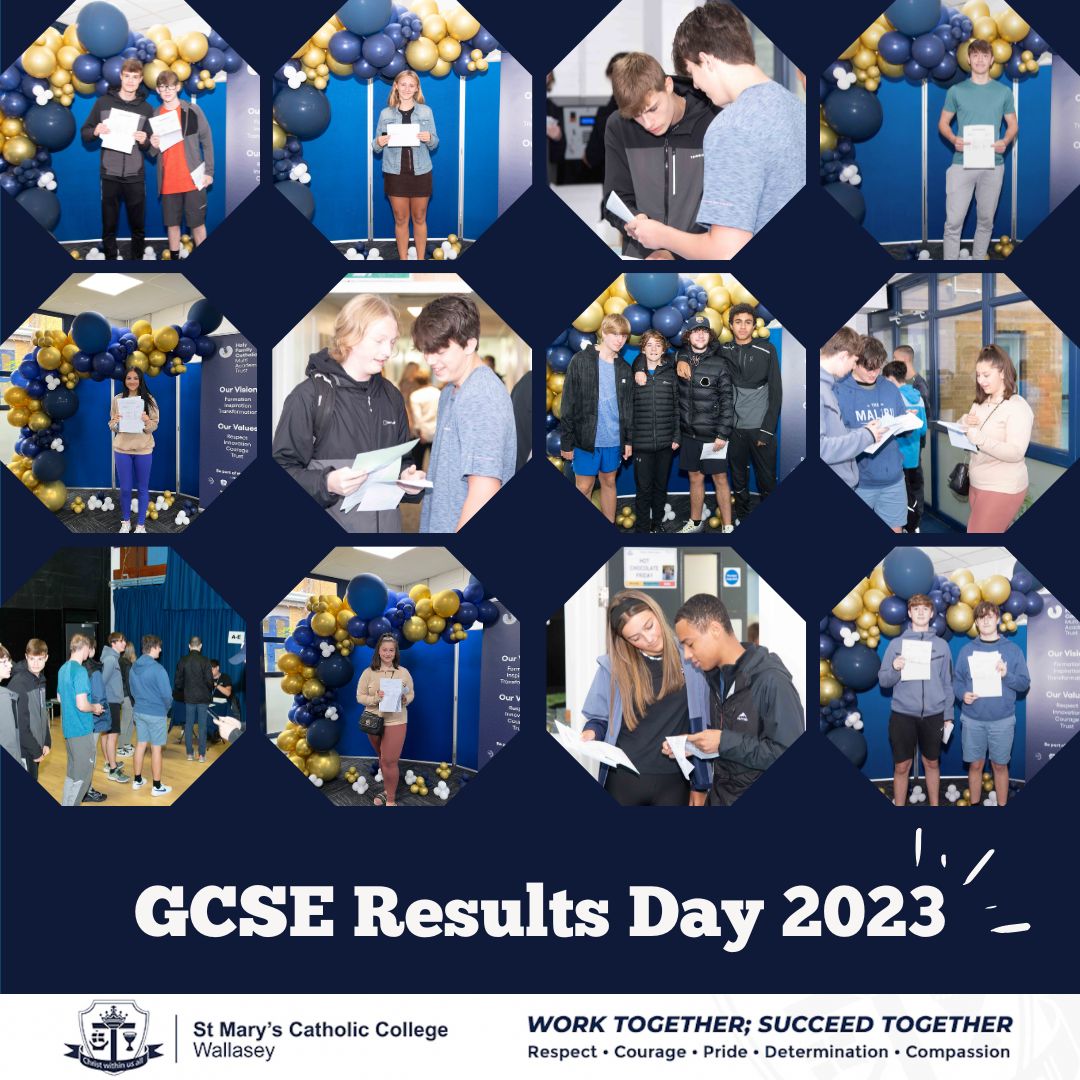 StMarysWallasey's tweet photo. GCSE results day 2023. Congratulations to our wonderful Year 11 students. We are so proud of all of your achievements. It's been great to see you all today and we can't wait to work with you in St Mary's Sixth Form College. #proud #GCSEResults #WorkTogetherSucceedTogether🎉🎉 https://t.co/OpwphbvpzE
