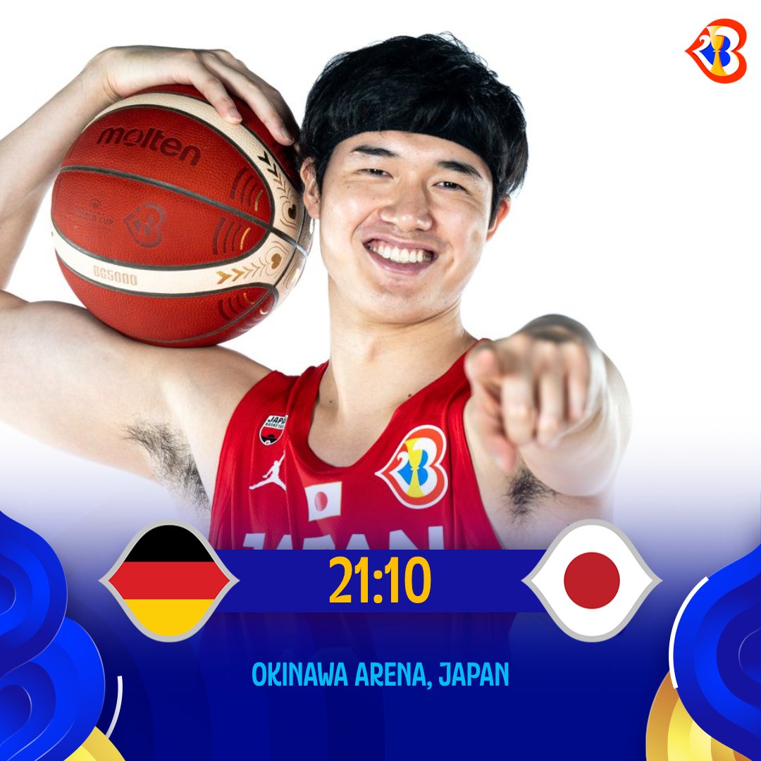 JAPAN_JBA's tweet photo. ＝＝＝＝＝＝＝＝
🔥GAMEDAY🔥
＝＝＝＝＝＝＝＝
🏆FIBAバスケットボールワールドカップ2023
🆚ドイツ🇩🇪
⏰本日21:10 TIPOFF
📍沖縄アリーナ
📺日本テレビ系/NHK沖縄
📡 #バスケットLIVE /DAZN/TVer
▶️https://t.co/r4QDp8kyWD

#AkatsukiJapan
#日本一丸
#ゴーアカツキジャパン
#FIBAWC https://t.co/KLPNBCU5rh