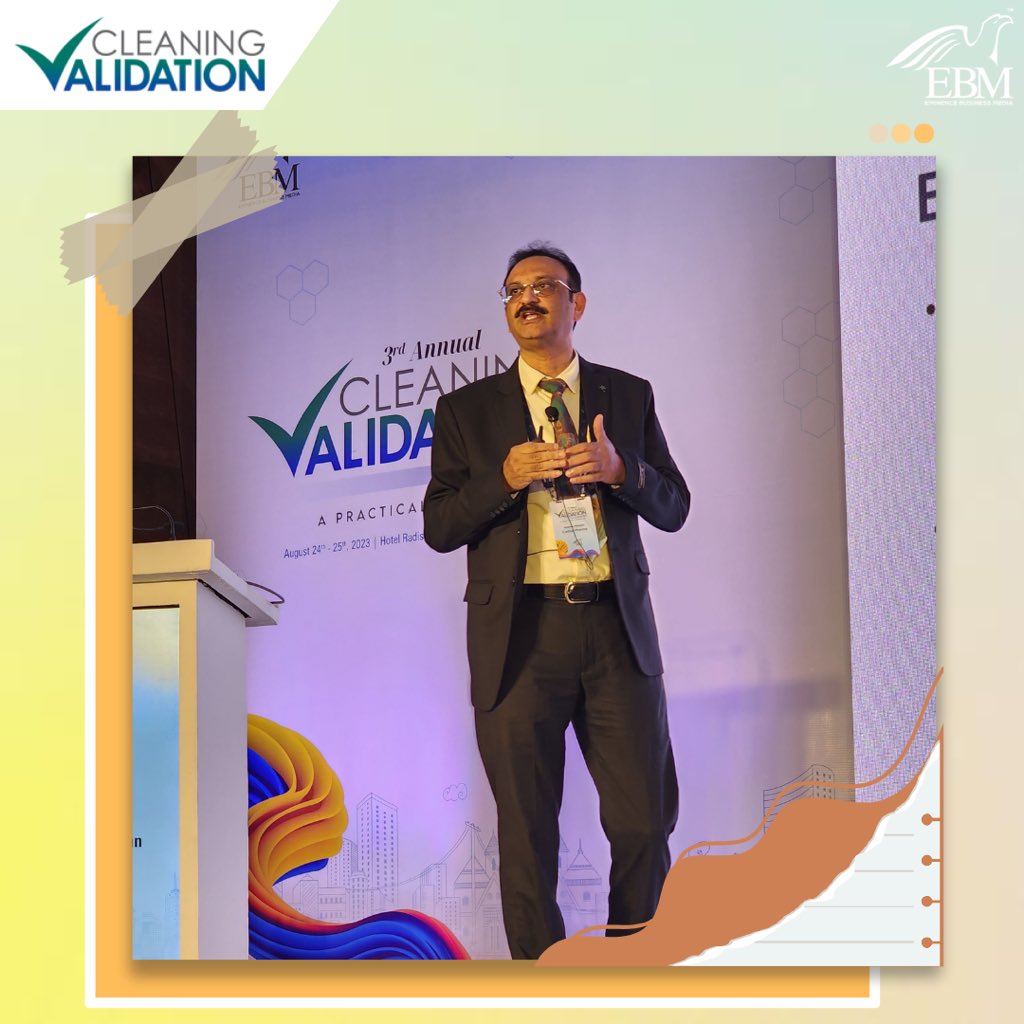 eminence_group9's tweet photo. An Presentation Based Session by Sanjeev Mahajan on “Equipment Qualification in Multi-Product Manufacturing Facility” followed Dedicated Q&A round at 3rd Annual Cleaning Validation 2023 - A Practical Approach.
#eminencebusinessmedia #ebmcv3 #ebmcv https://t.co/mSS6OdJE6O