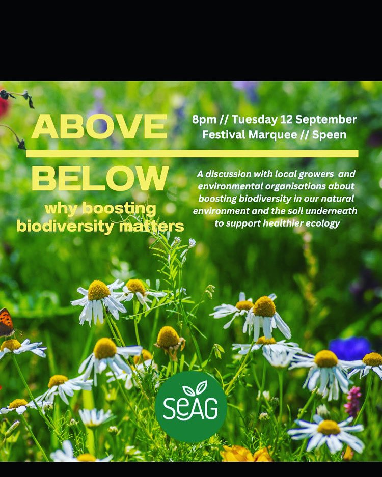 Join us @SpeenFestival for a free discussion with local farmers and growers about reconnecting with the natural environment to boost #biodoversity