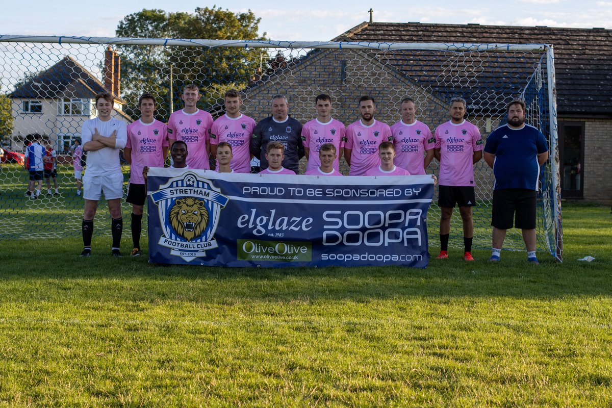StrethamRes's tweet photo. Ladies and gentlemen… 🚨

Presenting your Stretham Reserves 23/24😍

Once again a huge thank-you to our sponsors @ElglazeUK, @yourbrandhero &amp; @OliveOliveUK for sponsoring our beautiful kits for this season 👏

We can’t wait to get back out there 💪

What a group ❤️

#UTS
🔵⚪️ https://t.co/fayVgCOHeA