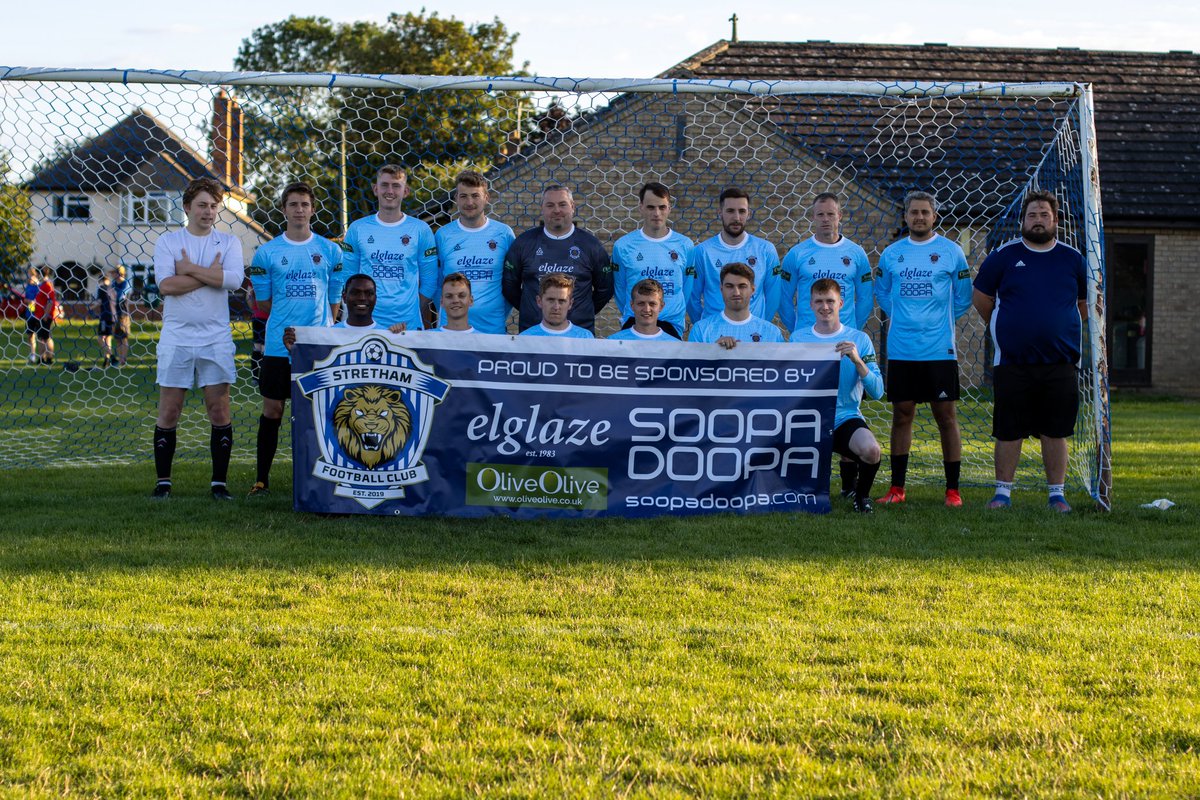 StrethamRes's tweet photo. Ladies and gentlemen… 🚨

Presenting your Stretham Reserves 23/24😍

Once again a huge thank-you to our sponsors @ElglazeUK, @yourbrandhero &amp; @OliveOliveUK for sponsoring our beautiful kits for this season 👏

We can’t wait to get back out there 💪

What a group ❤️

#UTS
🔵⚪️ https://t.co/fayVgCOHeA