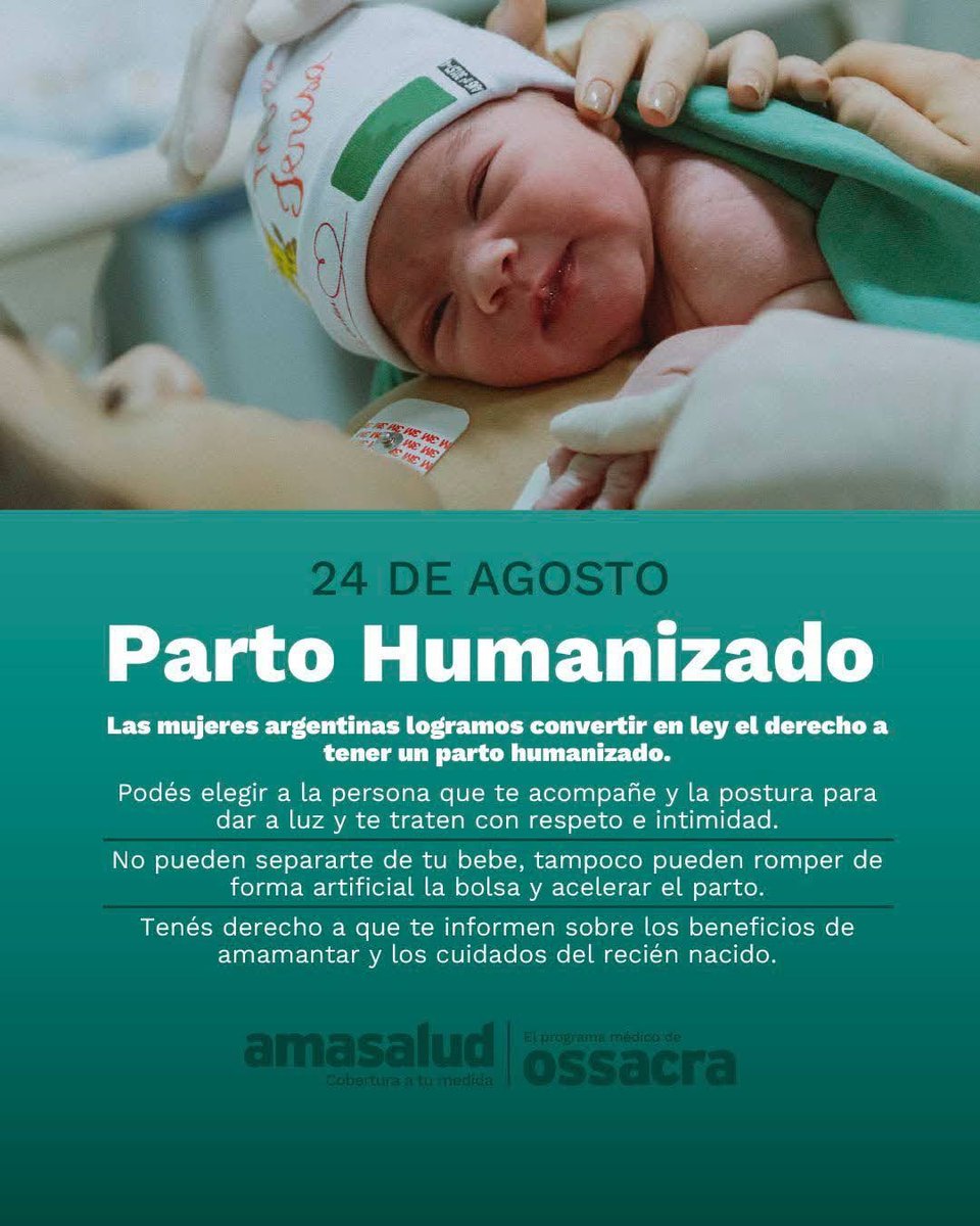 Parto Humanizado youtu.be/CMt-OucEwWE?si… vía <a href="/YouTube/">YouTube</a> este camino lo iniciamos hace 23 años en la legislatura pórtela asesoradas por la doctora Diana Galimberti,luego en la Nación se convirtió en ley en el año 2004. Me tocó presidir el Consejo Nacional de la Mujer.Que se cumpla!!
