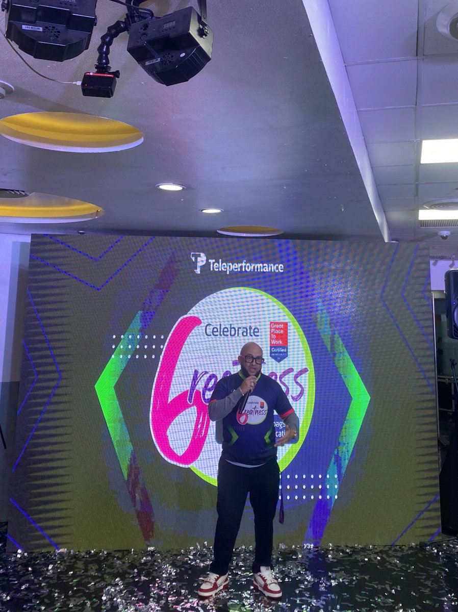 WeAreTPinthePH's tweet photo. Francisco Lara, Chief Executive Officer of Teleperformance Philippines, gives his speech #TP6reatness #TPProud #TPisGPTW https://t.co/Sa9FZPlJlp