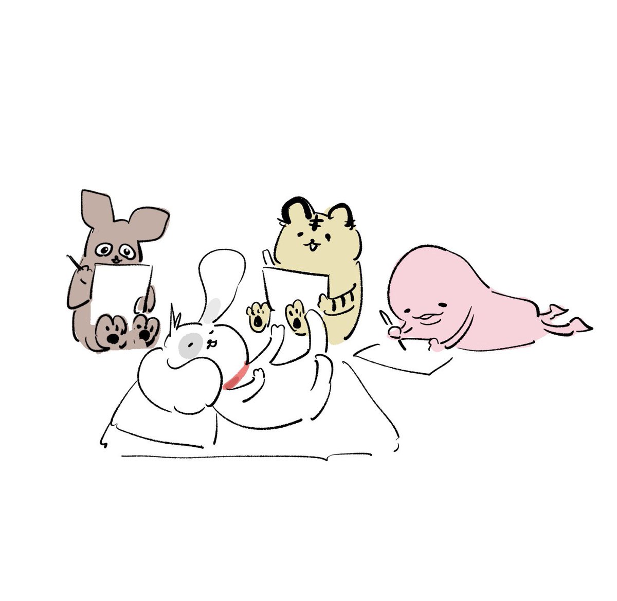 「ゆるいものたち 」|はるもち屋のイラスト