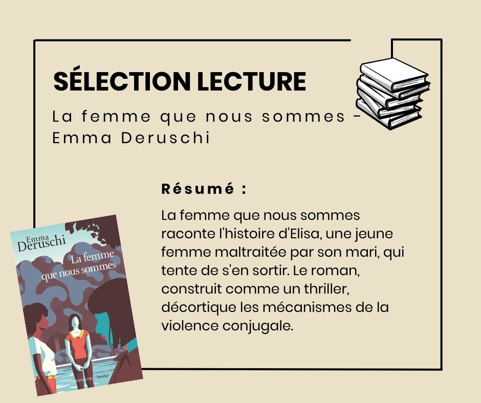 SÉLECTION LECTURE 📚Emma Deruschi décortique les mécanismes de la violence conjugale dans un premier livre construit comme un thriller. Raconté par les femmes présentes dans la vie de l’héroïne, ce roman donne une voix aux femmes que nous pouvons toutes être.