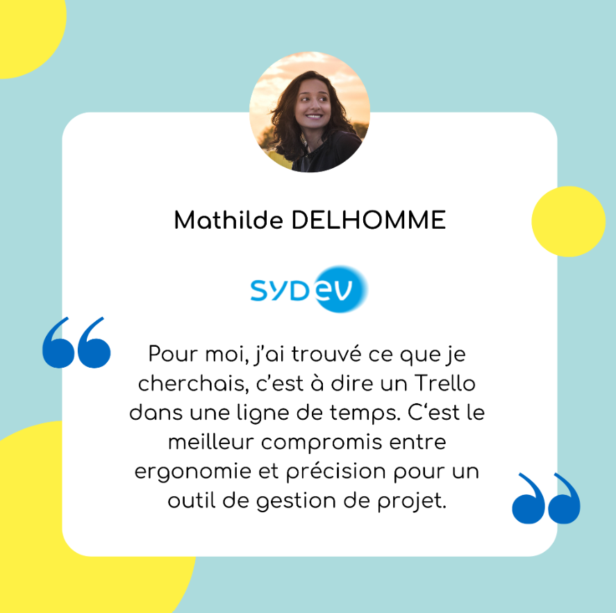 BubblePlan's tweet photo. Vos témoignages sont précieux pour nous ! 😊

Voici le témoignage de Mayhilde, qui a été conquise par l'ergonomie et la précision de notre outil de gestion de projet !⭐

Et vous, qu'est-ce qui vous a donné envie de rejoindre cette aventure avec nous ? 🤩 https://t.co/3gHmZXnoVW
