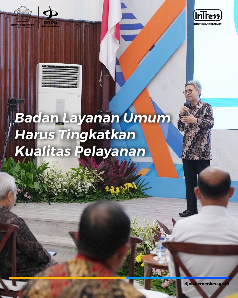 DJPb_Kemenkeu's tweet photo. "BLU tidak boleh hanya berfokus pada bertambahnya PNBP, karena yang lebih penting adalah peningkatan kualitas layanan kepada masyarakat."
#BLUSpeed #DJPbHAnDAL https://t.co/QV2QJIndpC