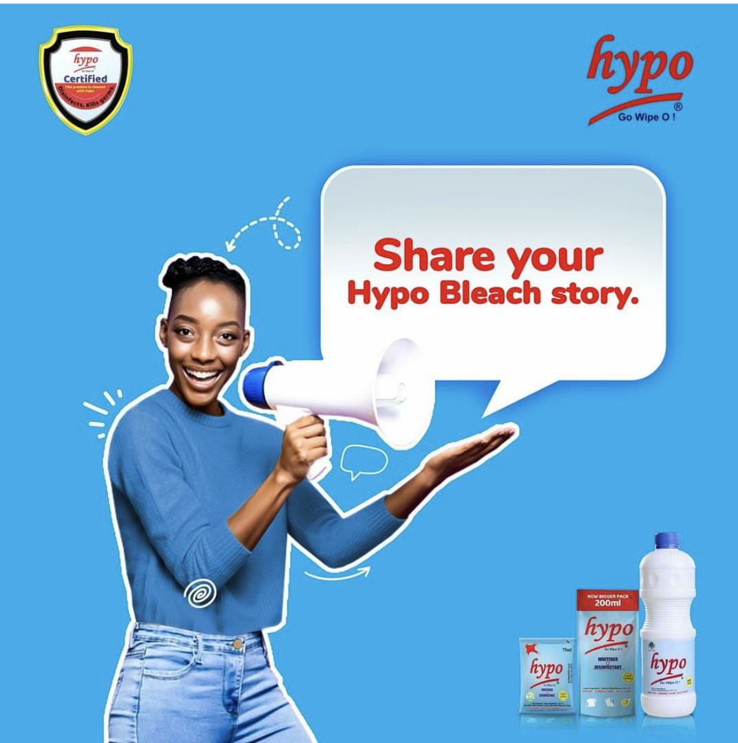 Tell us your “Hygiene Story”

We want to hear from you, how your experiences have been using Hypo Bleach.

Share you with us in the comment section! 🥰
.

#HypoGoWipeO #HypoExpressYourImmaculate #DisinfectWithHypo