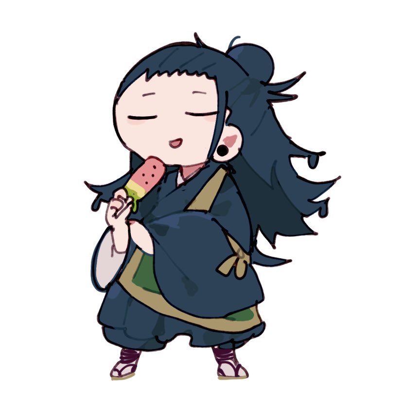 夏油傑 「上げるタイミング見失ったやつ」|byaしおのイラスト