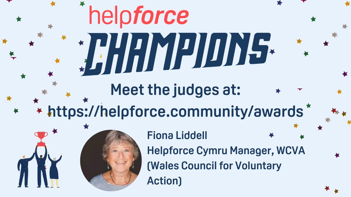 📣Helpforce Champions Awards - Meet the judges!👩‍⚖️⚖ Some amazing #health and #care professionals & incredible #volunteers to decide who will be the Champions in 2023! People like @FionaMLiddell from @WCVACymru Learn more about the judging panel: 👇👇ow.ly/YtGq50PuZ6I