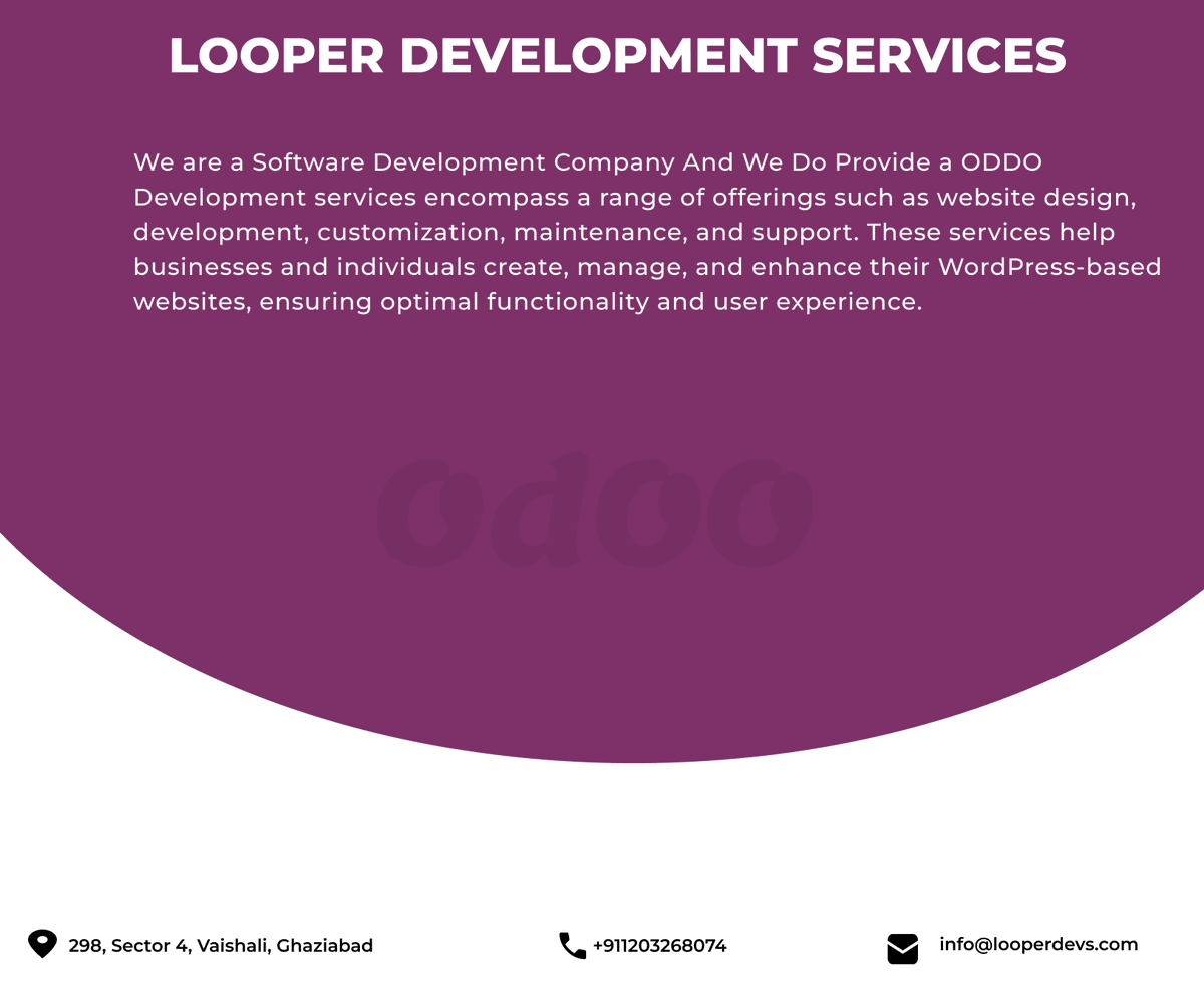 Looperdevs0's tweet photo. ODDO Development | Looper Development Services
We are a ODDO Development Company And We Do Provide a ODDO Development services e
____________________________________________________
#css #development #softwaredevelopment #android #oddodevelopment #oddoerp #looperdevs https://t.co/EUNRE5EamE