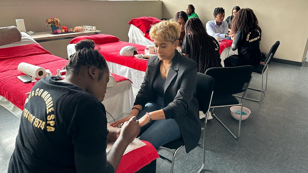 TP Western Cape region ladies were treated to a pampering session for Women’s Month celebration. They also got to be motivated and inspired by Motivational Speaker <a href="/LuciaDramat/">Lucia Dramat</a> who gave each lady a copy of her book. #WomensMonth #TPCares