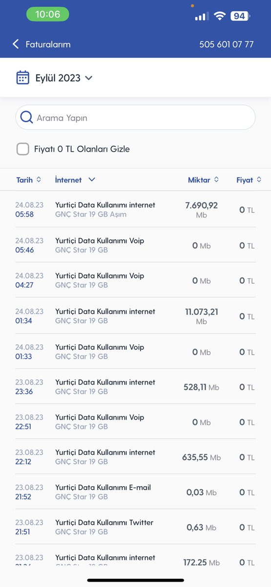 afaiktas's tweet photo. Gecenin bir vakti ve sabahın köründe, kullandın dediğiniz bu Mb ların acilen detayını talep ediyorum. Şuanda her kullandığım 1 GB bana 51 ₺ olarak geri dönüyor. Ve halihazırda 4-5 adet otomatik yükleme yapılmış. Kullanımlarımın acilen detaylı incelenmesi https://t.co/lwTLqDmpVN