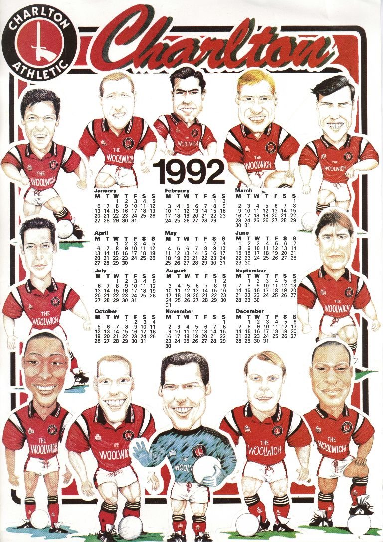 CHATHMuseum's tweet photo. 1992 #cafc calendar 

We'll let you name the players

Does anyone know of any older? https://t.co/xanrJCEbpB