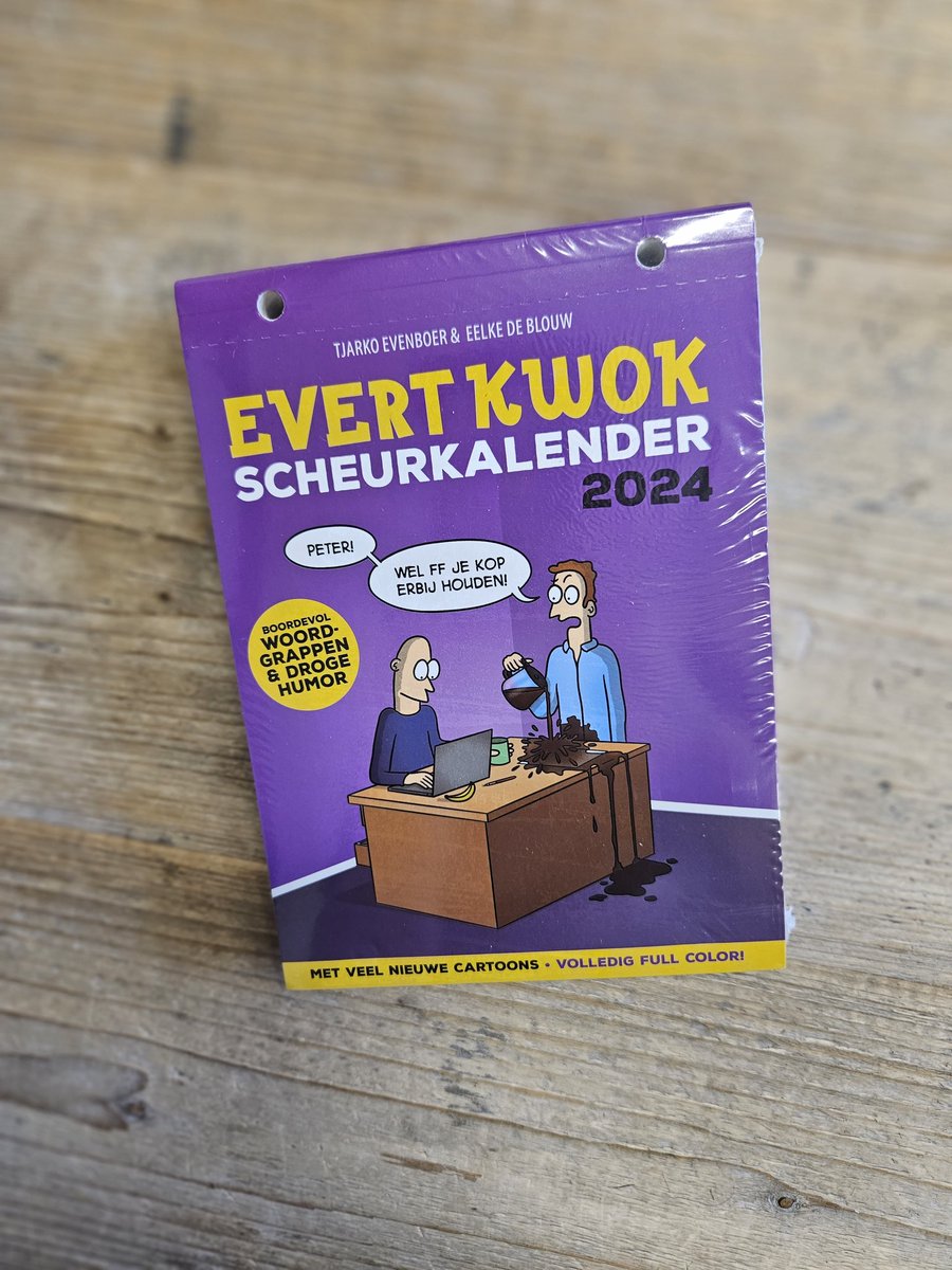 evertkwok's tweet photo. Hij is er weer: de nieuwe Evert Kwok Scheurkalender! Bestel hem direct bij Kwok via https://t.co/VC6Wv4fa6p, dan heb je hem maar vast in huis 😄

Bestel er 2 met code GRATISVERZENDING en wij betalen de verzendkosten. 🍌 https://t.co/uhNeHfNQF4