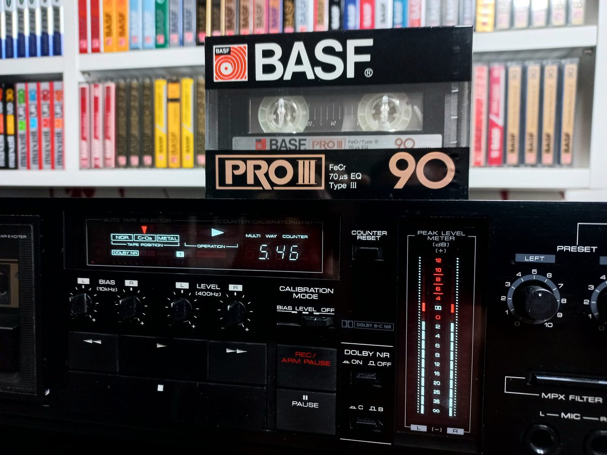 Pretty rare BASF type III (ferrochrome)
(photo: Mel Pleasent)
#audiocassette #compactcassette #analog #vintageaudio #BASF