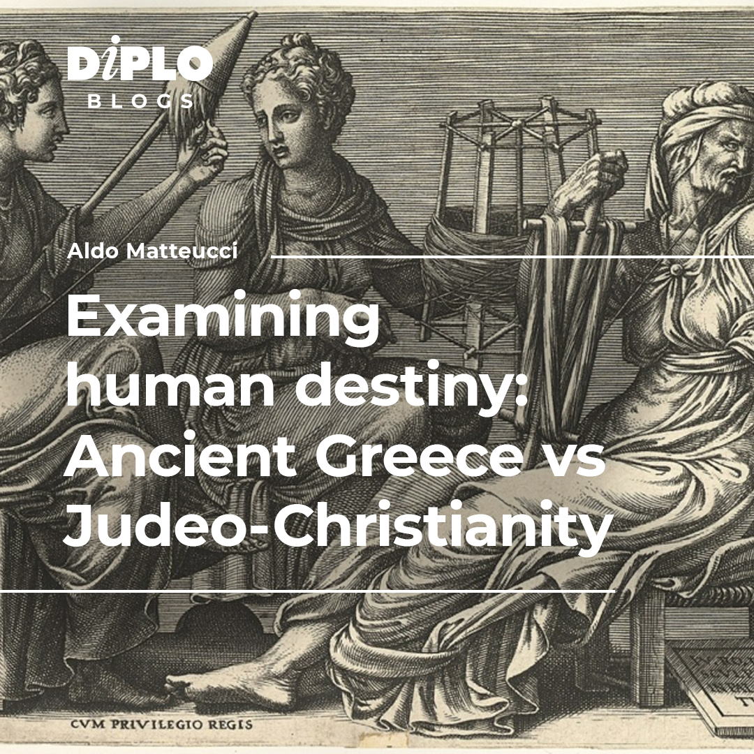 DiplomacyEdu's tweet photo. 🌌⚖️  Exploring human destiny: From the gods of ancient Greece to the divine will of Judeo-Christianity. Senior Fellow Aldo Matteucci analyses: https://t.co/dLXBlp6Lov

____
#Blog #DiploFaculty #HumanDestiny https://t.co/y2fD4f4W4m