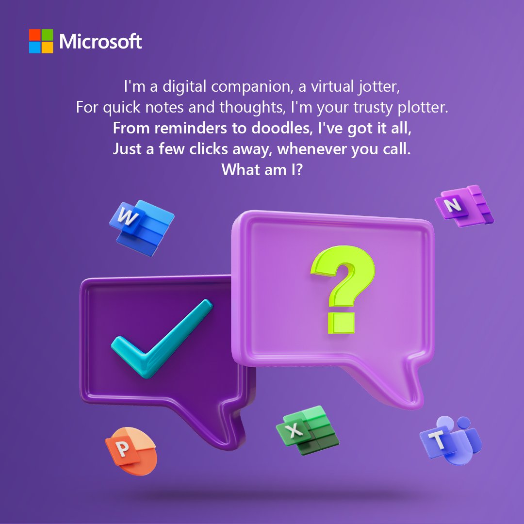 MSEduMENA's tweet photo. There’s only ONE of kind… Can you guess which tool am I? 🤔

#MicrosoftEDU #SolveAndEvolve https://t.co/eXDwNWB41W