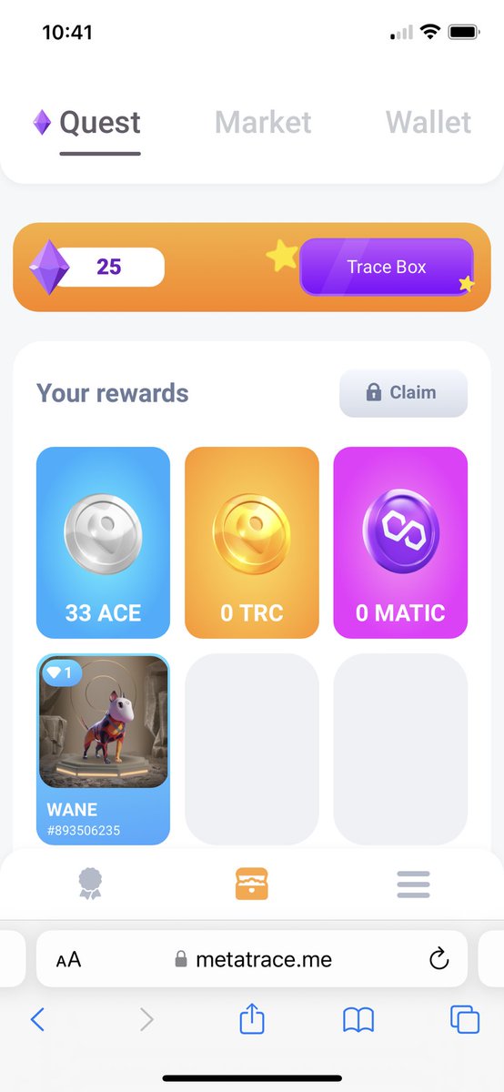 v_arustamov's tweet photo. I've already opened 15 boxes in the Quest Platformπ΅
I finally got a pet!
Do you like the dog in a mask I got?
@trace_meta #MetaTrace #MetaTraceQuest https://t.co/qnEOxUSLjp