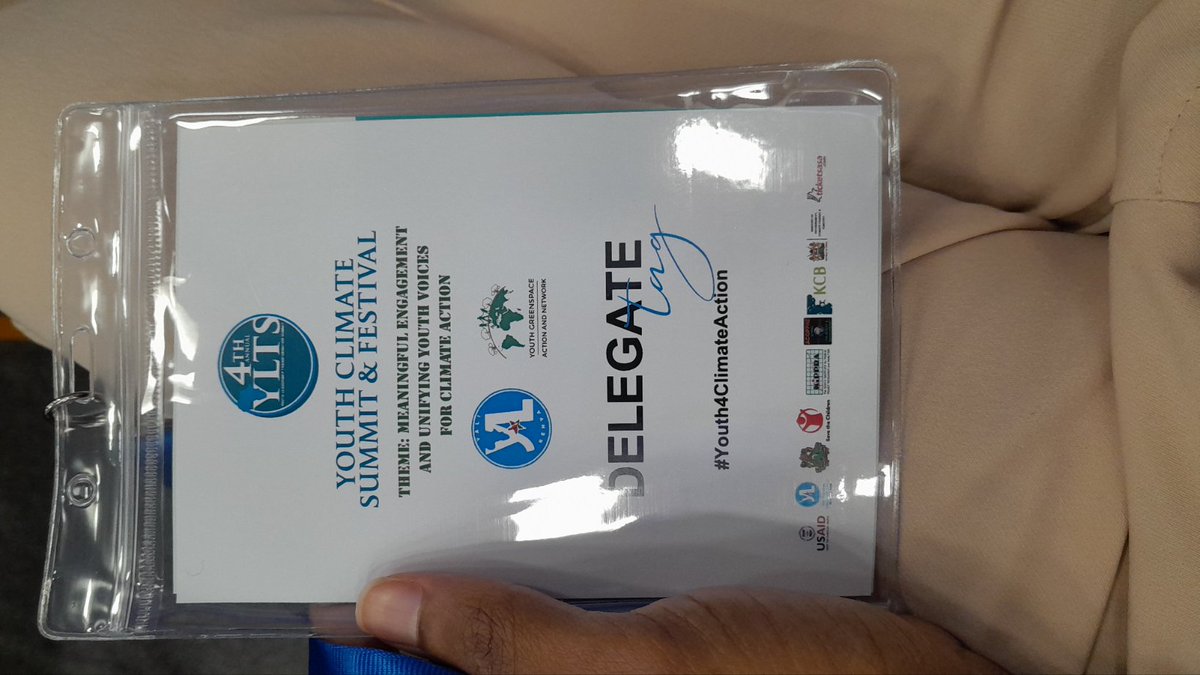 Attending Youth Climate Summit and festival at Sarit Expo.
Theme: Meaningful engagement and unifying voices for climate action.
#Youth4ClimateAction
@YALIAlumniKe