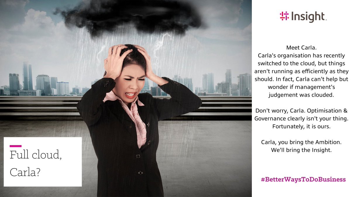 Is your organisation trying to maximise the efficiency of the Cloud?

You bring the Ambition. We'll bring the Insight.
ms.spr.ly/60139zBqh

#BetterWaysToDoBusiness