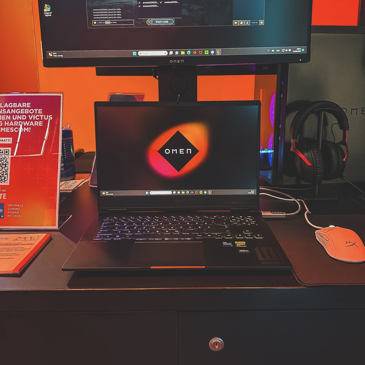 OMENbyHP_de's tweet photo. Verpasst nicht unsere #Gamescom Rabatte auf @alternate_de - dort könnt ihr bis zu 500€ sparen: 👉 https://t.co/XIQDgEGVPc
#gamescom #gamescom2023 #OMEN #HyperX #OMENbyHP #HPwithINTEL #OMENGC23 #OMENTranscend https://t.co/dxuHdKe0jT
