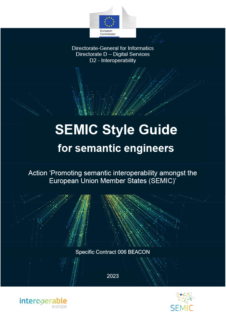 In the beginning of May 2023, the first release of the #SEMICStyleGuide was made publicly available. Did you discover it already? If not, click here to start reading! 👉europa.eu/!RPgrPf