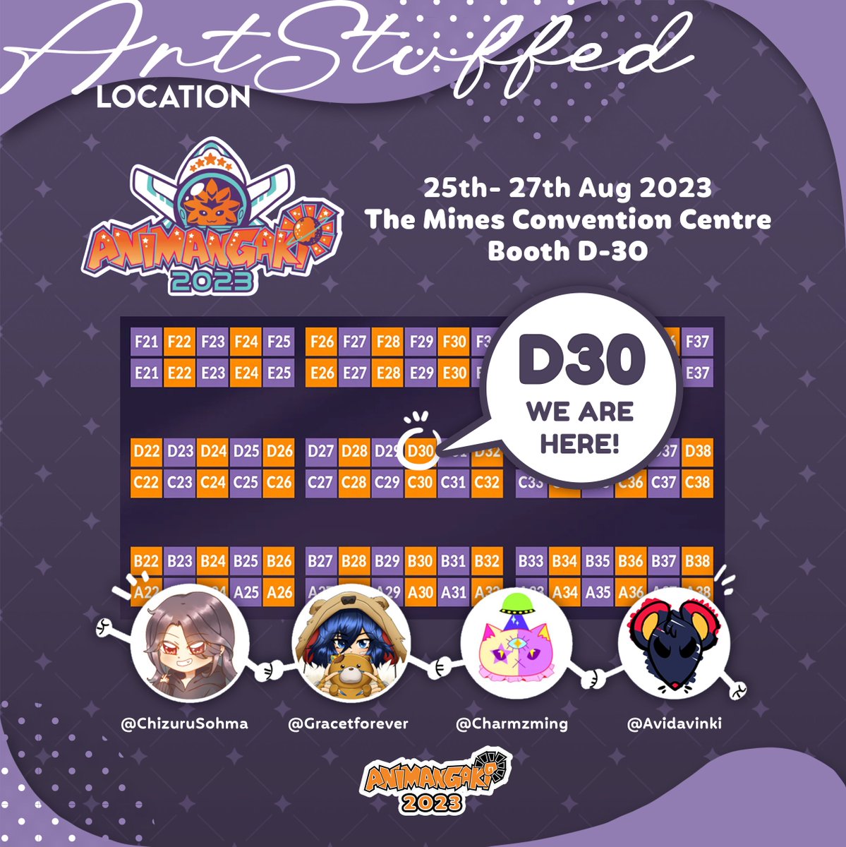 realhungrysheep's tweet photo. catch us this weekend 🤤 #Animangaki2023 https://t.co/8fpcJg9DDo