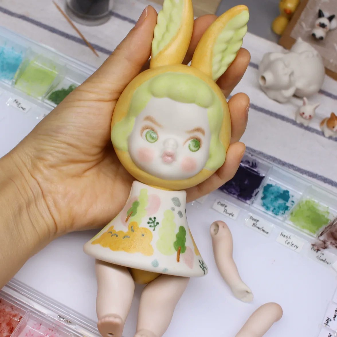 ljydoll's tweet photo. Big Sylvy Flying Bunny New Design โค
I like to paint, but..
It takes a lot of time to paint on the ceramic.๐
#sylvy #์ค๋น #๋ ๋ ๋ #์ธํ #๋์๊ธฐ์ธํ #craft #handmade #doll #cutedolls #leledoll #leejaeyeon #bisquedoll #porcelaindolls #์์์
#๊ณต์ #ใฌใฌใใผใซ #ใในใฏใใผใซ https://t.co/zyb4kUEMg7