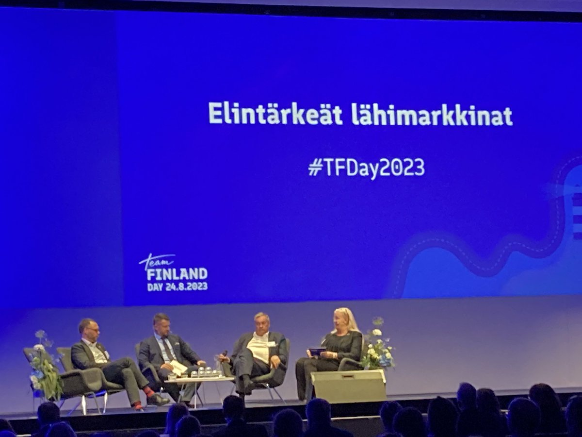 tapiokin's tweet photo. Saksa, Tanska, Ruotsi ja Norja ovat lähellä ja tarjoavat paljon mahdollisuuksia vientiin. Markkinatietoa ja apua markkinoille tarjoavat mm. Saksalais-suomalainen kauppakamari, Ruotsalais-suomalainen kauppakamari ja Viexpo. #TFday2023 https://t.co/fmP9irFNHL
