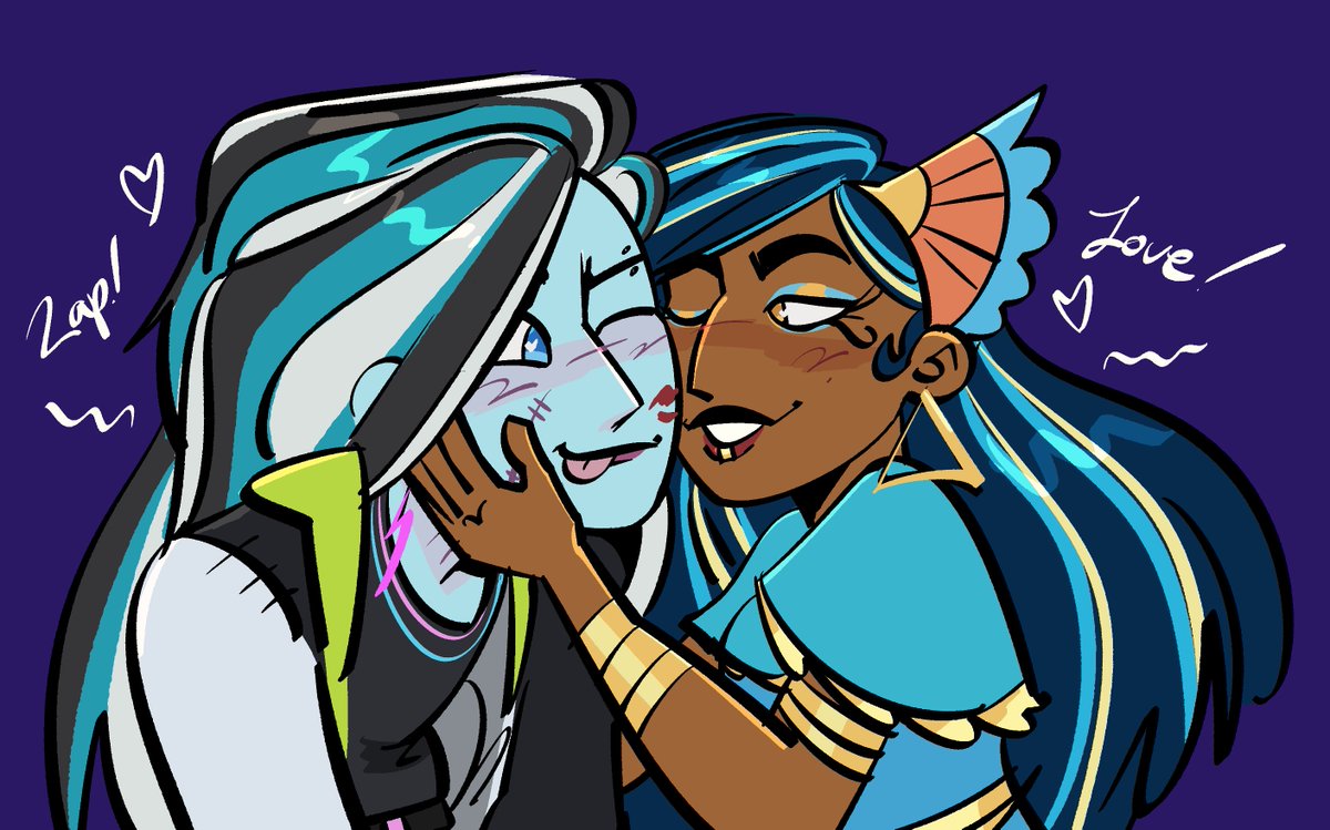 colored a messy Clankie doodle hehe #monsterhigh