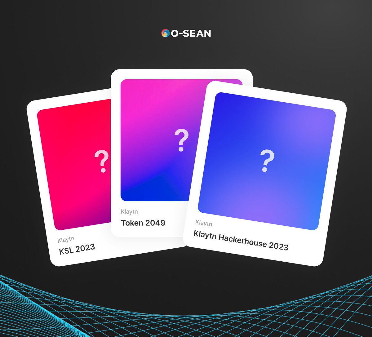 Our team O-SEAN will participate in @KSL2023 as an official KSL2023 NFT launchpad platform and phygital goods producer!
Be prepare to collect all KSL2023, Klaytn Hacker House, and TOKEN2049 NFTs.
You can get more than what you can imagine.
