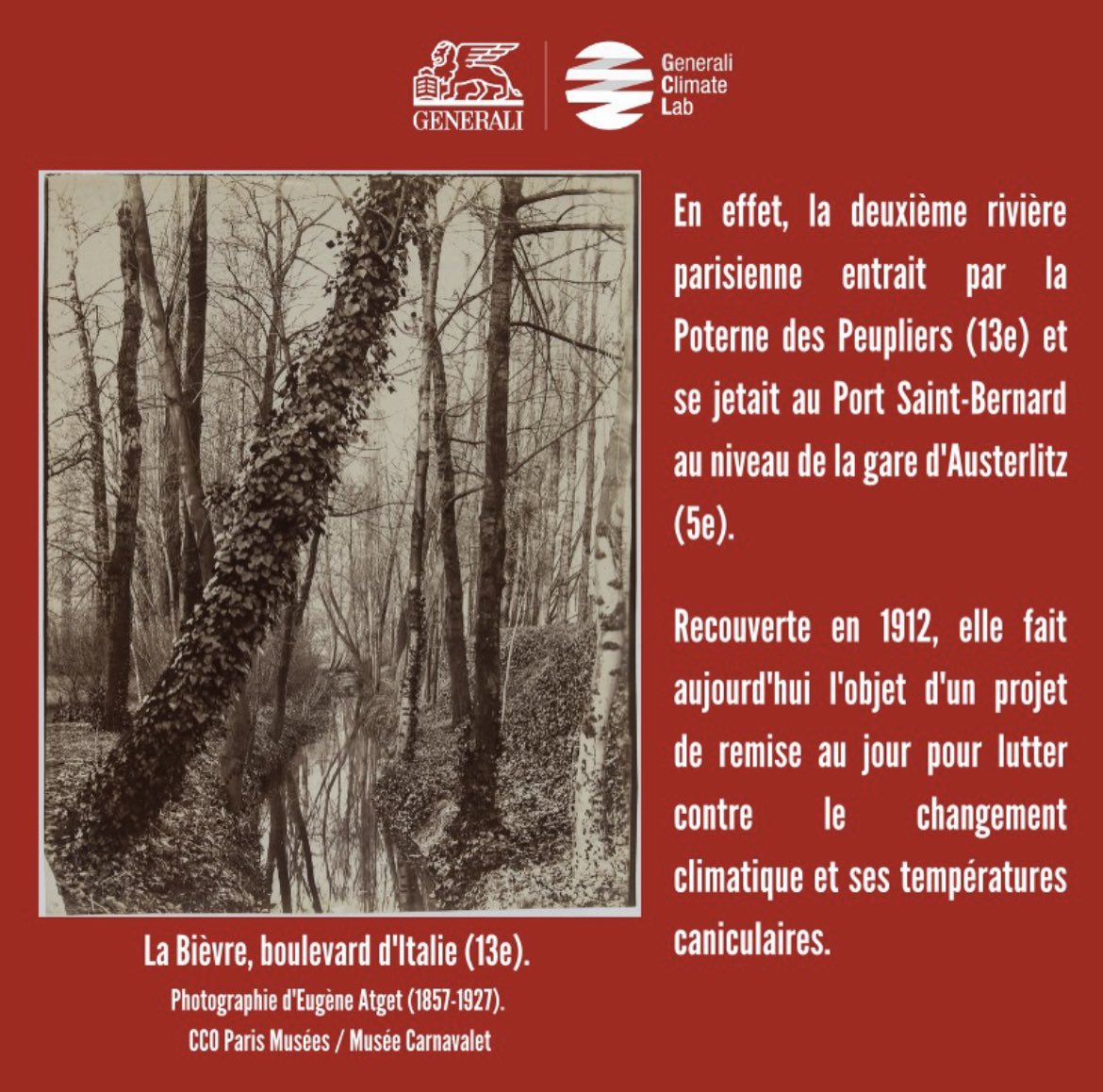 PRland's tweet photo. Vous connaissez le projet de remise au jour de La Bièvre à Paris ? #GeneraliClimateLab https://t.co/UWKTUR8EDY