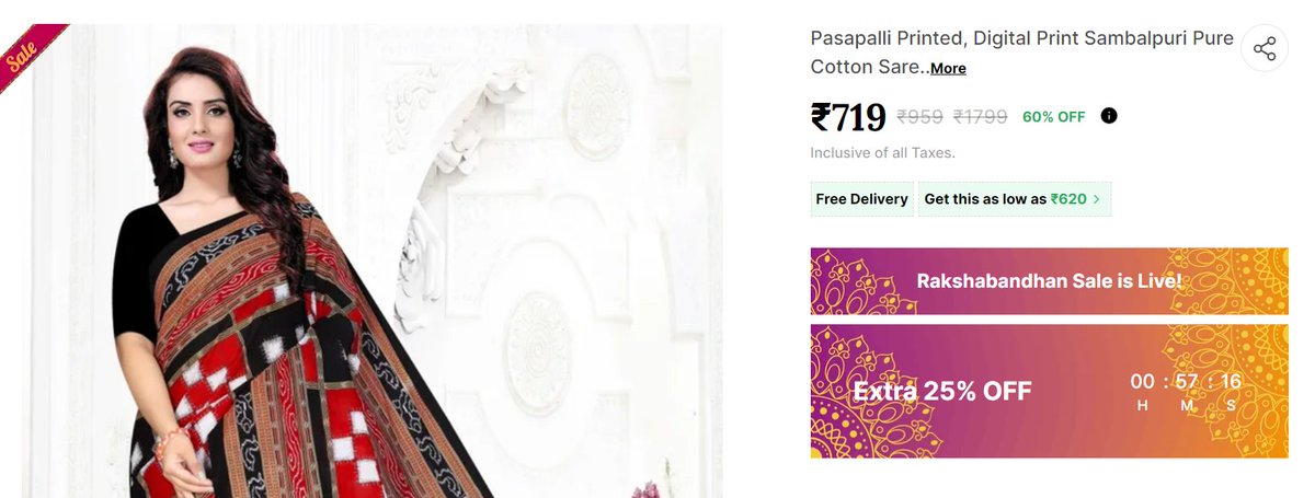 A girl from Cuttack selling printed Sambalpuri Sadhi. This is a direct negative impact on the weavers of Sambalpuri Sadhi. The weavers are creating the design and this lady is duplicating is. Strong action should be taken <a href="/CMO_Odisha/">CMO Odisha</a> <a href="/MoSarkar5T/">MoSarkar 5T</a> <a href="/dpradhanbjp/">Dharmendra Pradhan</a> <a href="/sureshpujariofc/">Suresh Pujari Office</a>