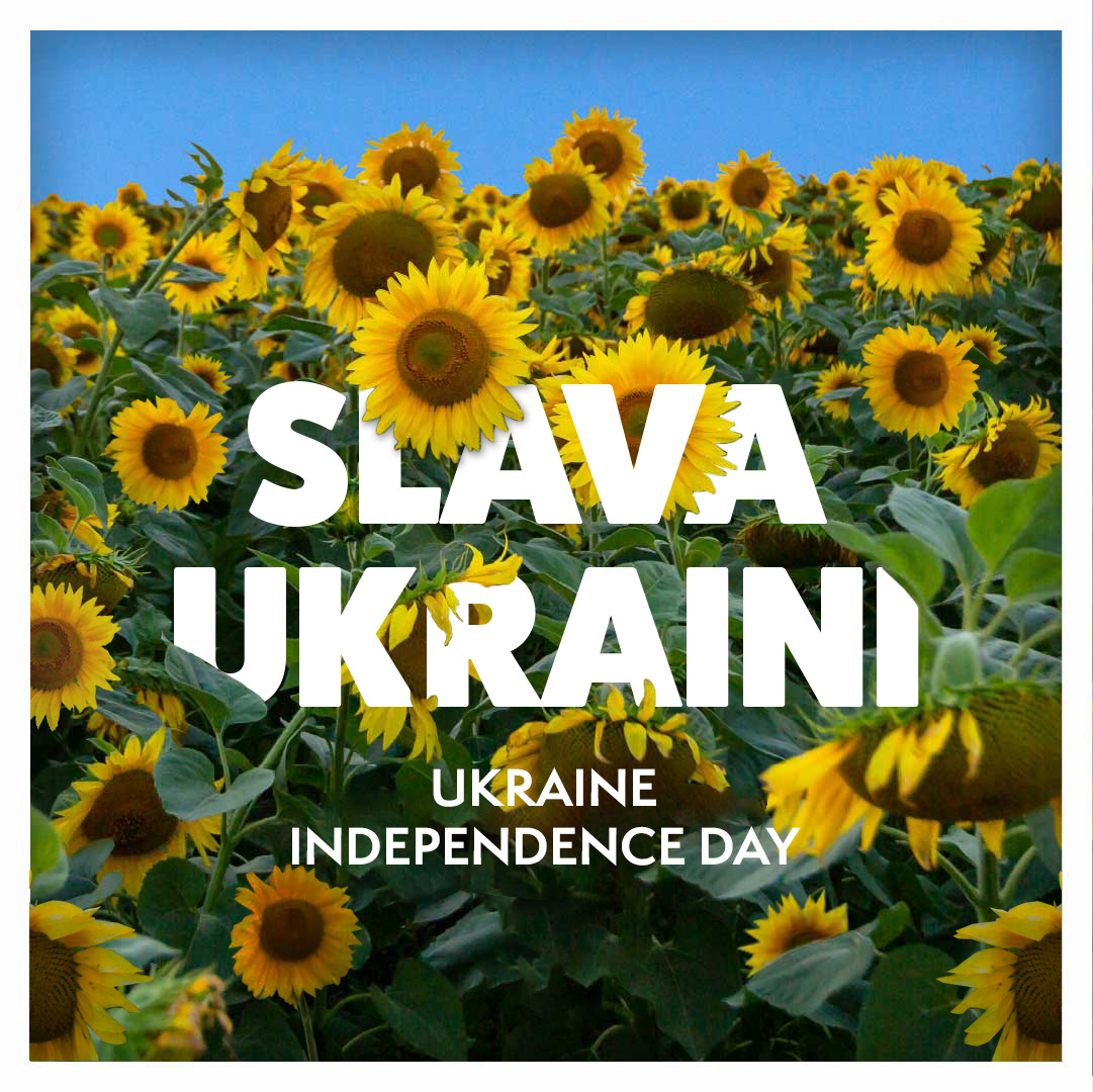 🤝 We stand united with Ukraine on its independence day.

🇺🇦 We have raised the flag of Ukraine along with the Union flag to show our continued support to those living here and back at home.