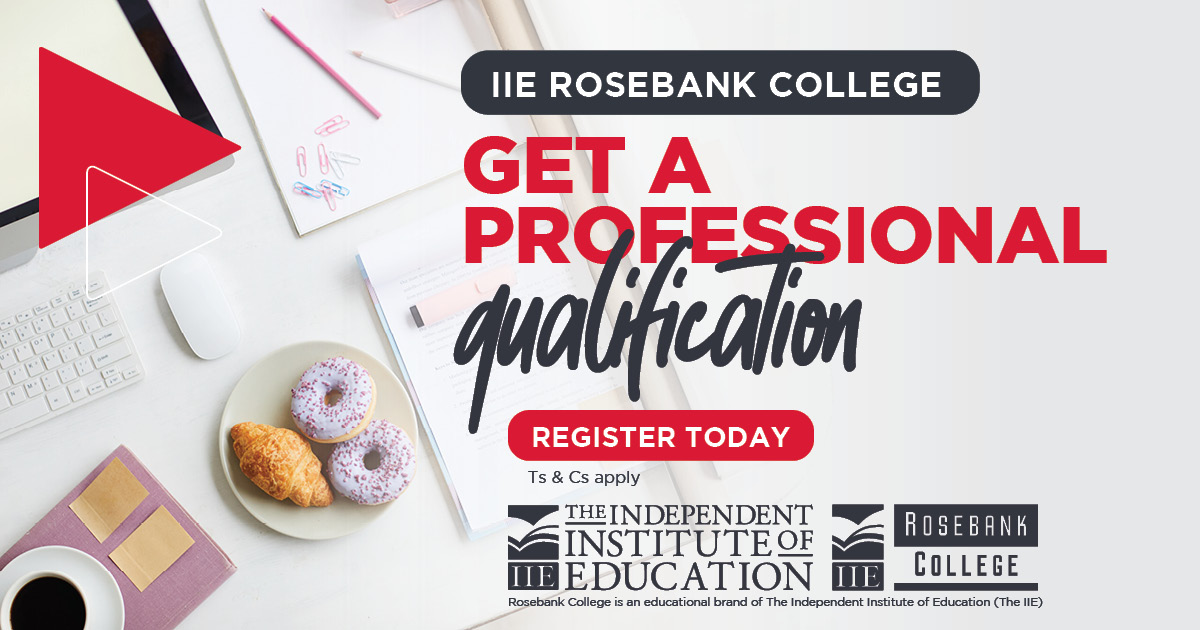 Rosebank_Int's tweet photo. 2024 is fast approaching and the opportunity to become a professional is within reach! Apply today for an IIE Postgraduate qualification, Degree, Diploma or Higher Certificate and elevate your expertise in your chosen field. Apply here https://t.co/coCGLuNYxs today. https://t.co/K2AqRgWkqj