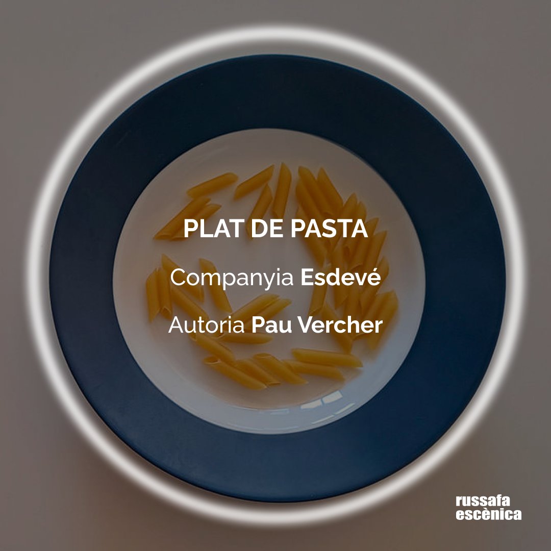 PROGRAMACIÓ VIVERS 🌿

🟣 'Plat de pasta' presenta Jordi i Lluís, una nit memorable de festa que no acaba mai. Una amistat de 13 anys que ho ha viscut tot i massa… Com la pasta, que si es cuina més de 13 minuts es passa.

✍️ De <a href="/pauverpuc/">Pau Vercher</a> i la companyia <a href="/esdeve_pgc/">Esdevé.</a>.