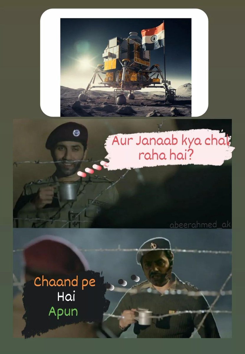abeer_akrami's tweet photo. #Chandrayaan3 #Chandrayaan3Success 
#ISRO https://t.co/Jtndu26TIY